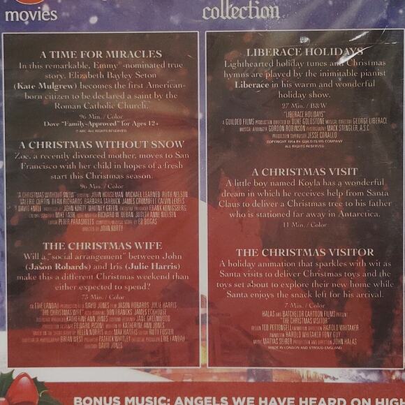 6-Movie Christmas Collection (DVD 2007) Platinum Holiday Drama Set + Bonus Music - Picture 4 of 5